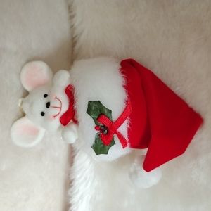 AVON Vintage Peek-A-Boo Mouse Christmas Ornament